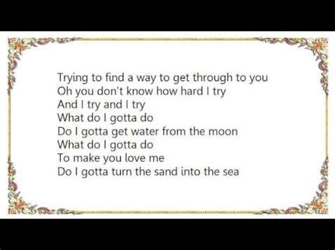 water from the moon lyrics